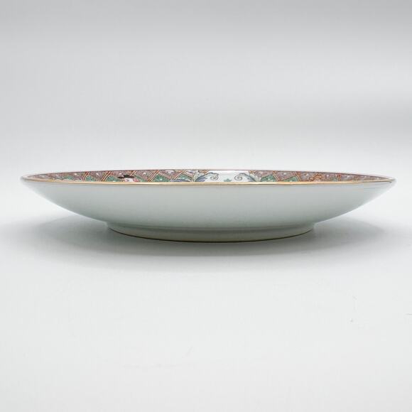 Japanese Imari Tachikichi Plate – Nanban Ship & Traders Motif Vintage - Picture 8 of 12